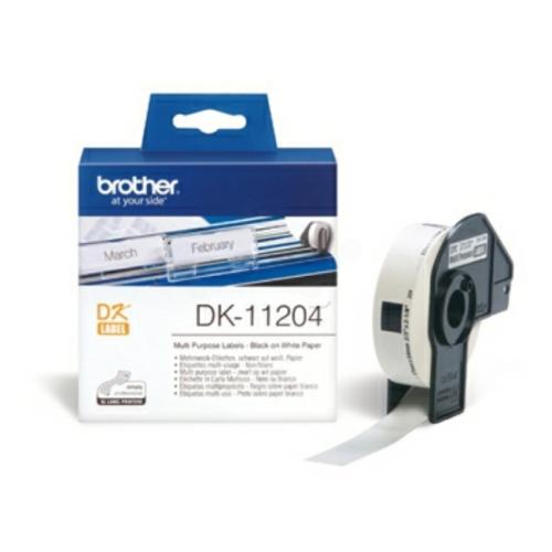 Brother etiketten wit (DK11204)