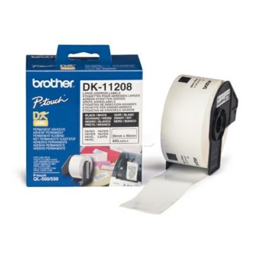 Brother etiketten wit (DK11208)