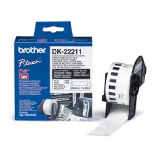 Brother etiketten wit (DK22211), 29mm