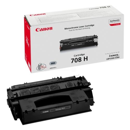 Canon toner zwart (0917B002 / 708H) (hoge capaciteit)