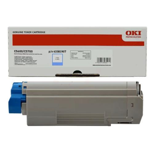 Oki toner cyaan (43381907 /)