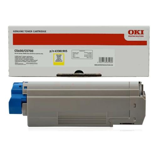 Oki toner geel (43381905 /)