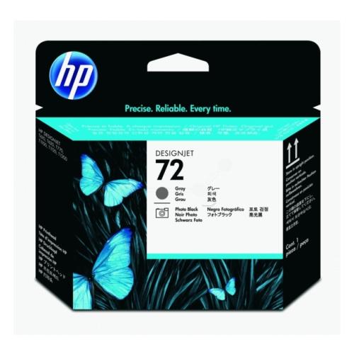 HP printkop zwart / grijs (C9380A / 72)