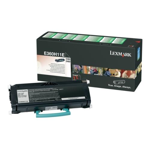 Lexmark toner zwart (E360H11E / 0E360H11E) (Return)