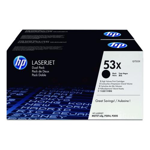 HP toner zwart (Q7553XD / 53XD) (Dual-Pack)