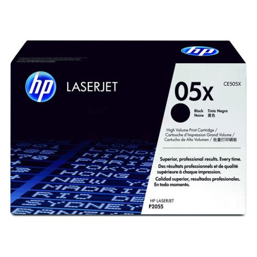 HP toner zwart (CE505X / 05X) (hoge capaciteit)