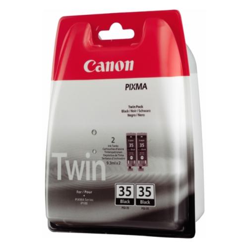 Canon inktcartridge zwart (1509B012 / PGI35BK) (Dual-Pack)