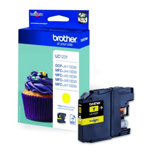 Brother inktcartridge geel (LC123Y /)