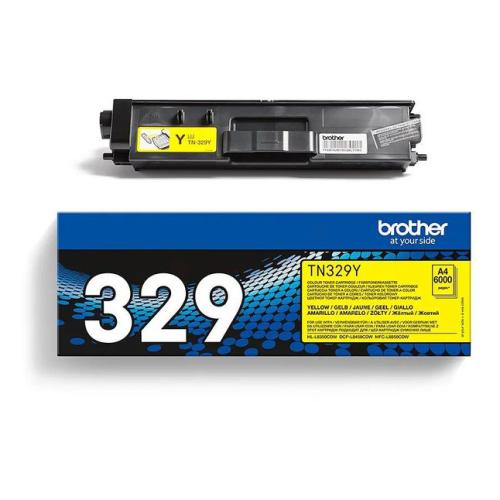 Brother toner geel (TN329Y) (hoge capaciteit)