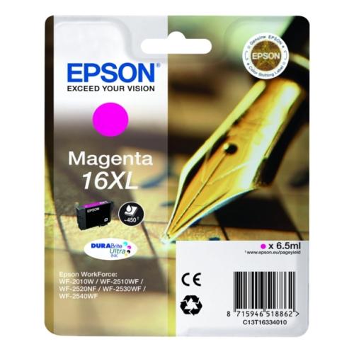 Epson inktcartridge magenta (C13T16334010 / 16XL) (hoge capaciteit)