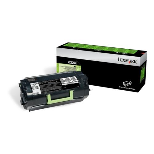 Lexmark toner zwart (62D2X00 / 622X) (Return, hoge capaciteit)