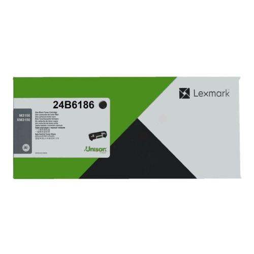 Lexmark toner zwart (24B6186 / 024B6186)