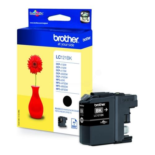 Brother inktcartridge zwart (LC121BK)