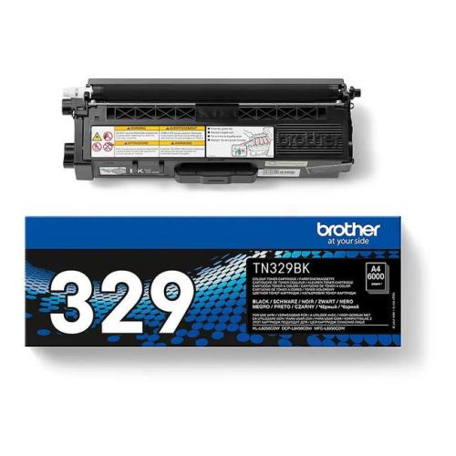 Brother toner zwart (TN329BK /) (hoge capaciteit)