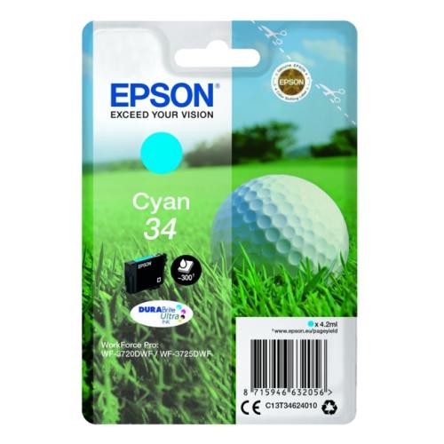 Epson inktcartridge cyaan (C13T34624010 / 34)