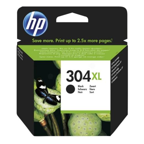 HP inktcartridge zwart (N9K08AE / 304XL) (hoge capaciteit)