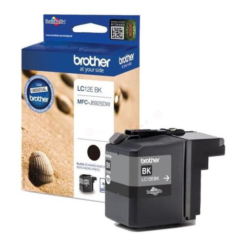 Brother inktcartridge zwart (LC12EBK /)