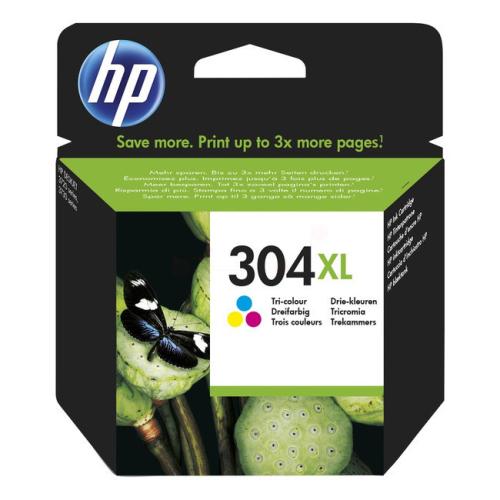 HP inktcartridge kleur (N9K07AE / 304XL) (hoge capaciteit)