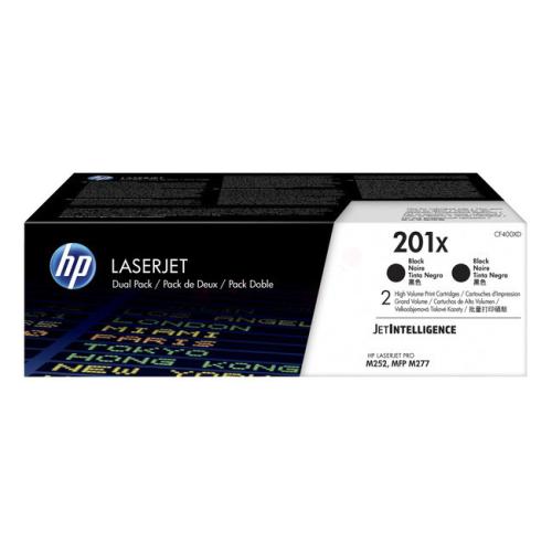 HP toner zwart (CF400XD / 201X) (Dual-Pack)