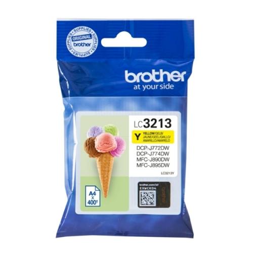 Brother inktcartridge geel (LC3213Y)