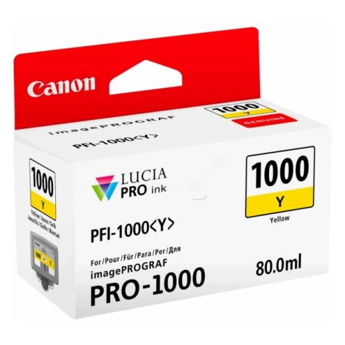 Canon inktcartridge geel (0549C001 / PFI1000Y)