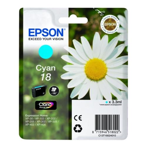 Epson inktcartridge cyaan (C13T18024012 / 18)