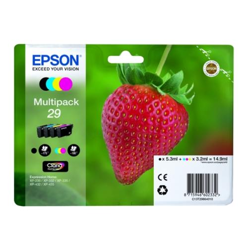 Epson inktcartridge zwart / cyaan / magenta / geel (C13T29864012 / 29) (multipack)