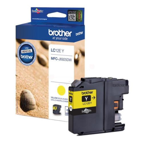 Brother inktcartridge geel (LC12EY)