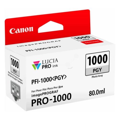 Canon inktcartridge klaar grijs (0553C001 / PFI1000PGY)