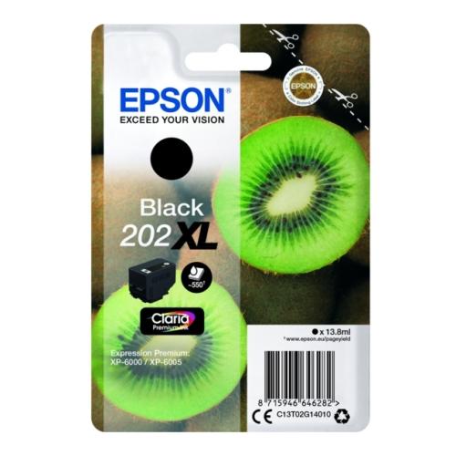 Epson inktcartridge zwart (C13T02G14010 / 202XL) (hoge capaciteit)