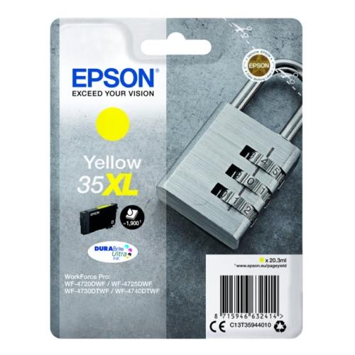 Epson inktcartridge geel (C13T35944010 / 35XL) (hoge capaciteit)