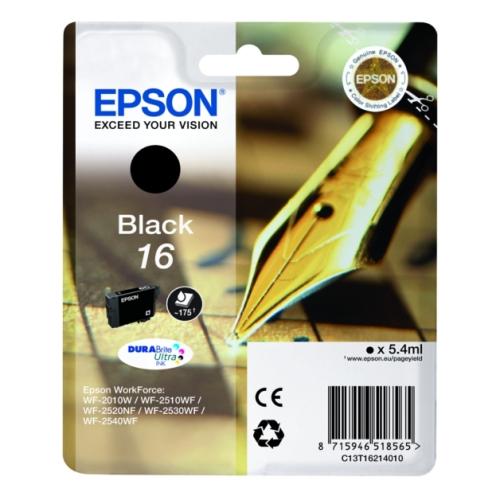 Epson inktcartridge zwart (C13T16214012 / 16)