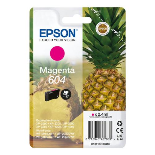 Epson inktcartridge magenta (C13T10G34010 / 604)