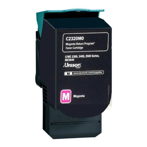 Lexmark toner magenta (C2320M0 / 0C2320M0) (Return)