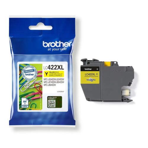 Brother inktcartridge geel (LC422XLY /) (hoge capaciteit)