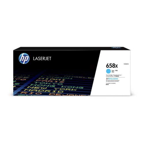 HP toner cyaan (W2001X / 658X) (hoge capaciteit)