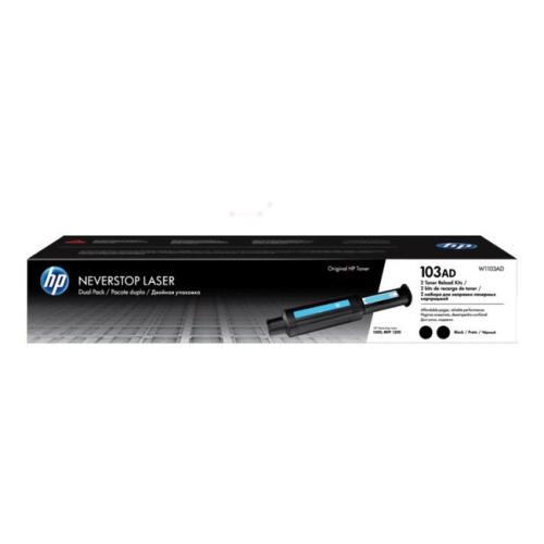 HP toner zwart (W1103AD / 103A) (Dual-Pack)