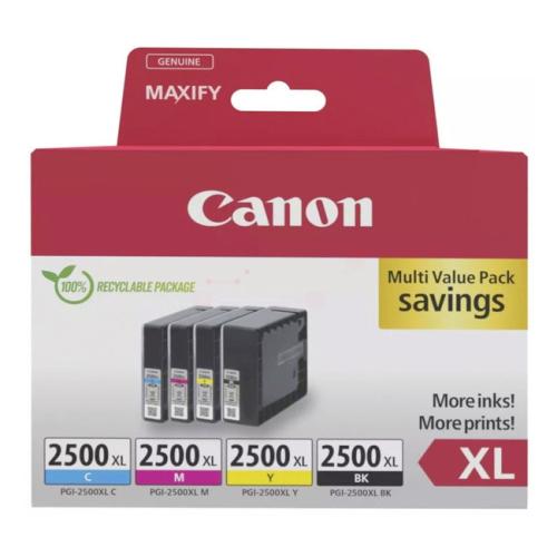 Canon inktcartridge zwart / cyaan / magenta / geel (9254B010 / PGI2500XLBKCMY) (multipack)