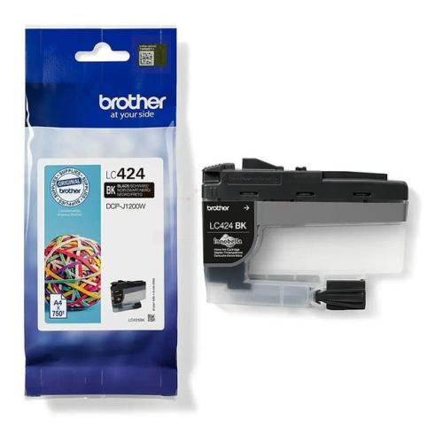 Brother inktcartridge zwart (LC424BK /)