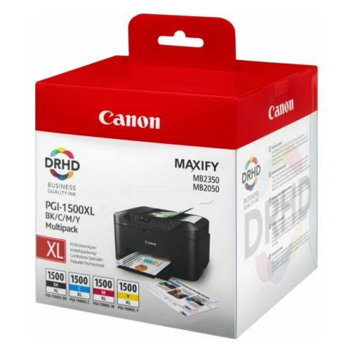 Canon inktcartridge zwart / cyaan / magenta / geel (9182B010 / PGI1500XLCMYBK) (multipack)