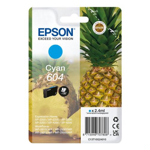 Epson inktcartridge cyaan (C13T10G24010 / 604)