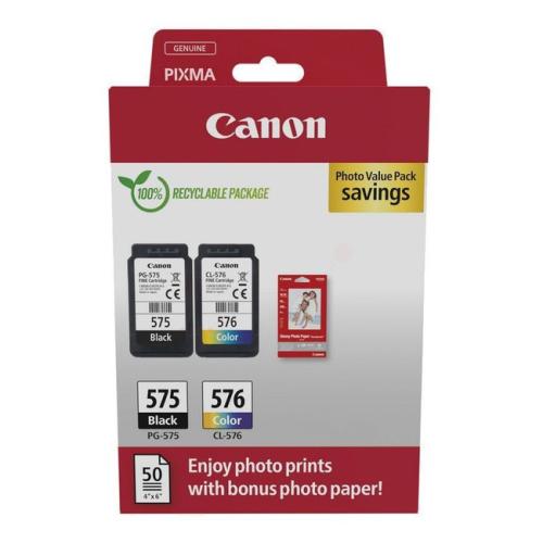 Canon inktcartridge zwart / kleur (5438C004 / PG575CL576) (Dual-Pack, multipack)