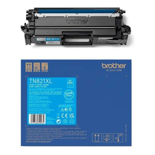 Brother toner cyaan (TN821XLC /)