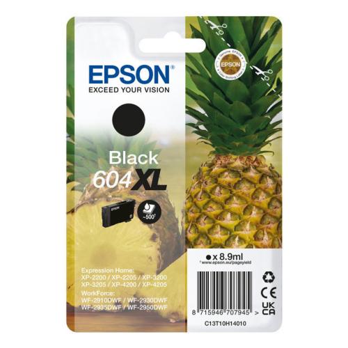 Epson inktcartridge zwart (C13T10H14010 / 604XL) (hoge capaciteit)