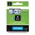 Dymo etiketten blauw op wit (45014 / S0720540), 12mm, gelamineerd