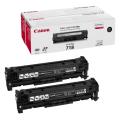 Canon toner zwart (2662B005 / 718BKVP) (Dual-Pack)