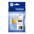 Brother inktcartridge zwart / cyaan / magenta / geel (LC3211VALDR /) (multipack)