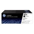 HP toner zwart (CF283AD / 83A) (Dual-Pack)