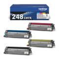 Brother toner zwart / cyaan / magenta / geel (TN248CMYK / TN248VAL) (multipack)